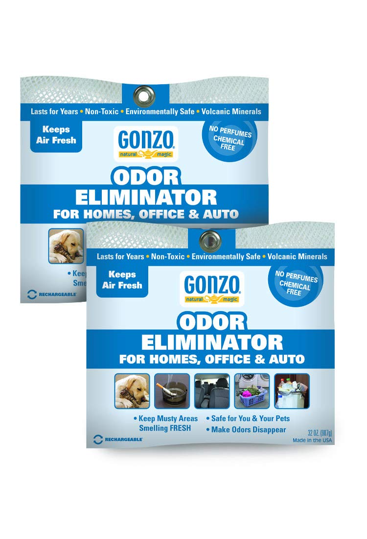 Gonzo Odor Eliminating Rocks for Homes 2 Pack